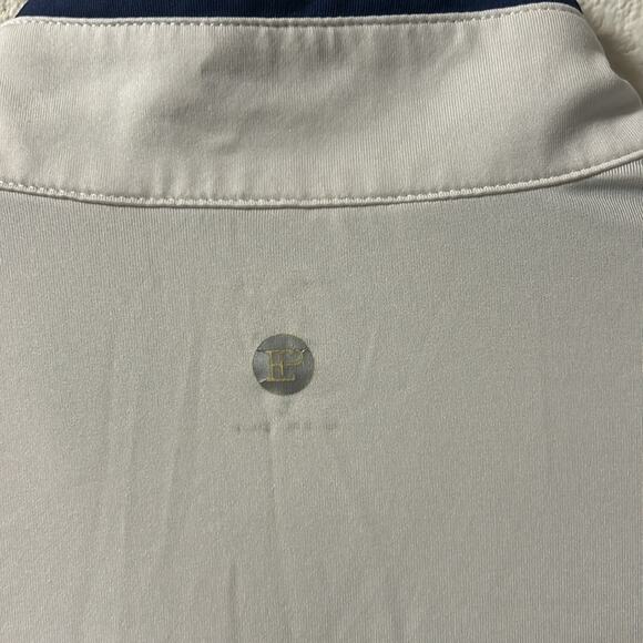 EP Pro NY Short Sleeve Color Block Polo | Womens Golf Top - White/Navy B… - Picture 10 of 16